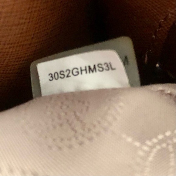 Michael Michael Kors Hamilton Saffiano Leather Medium Satchel Light Brown - Picture 10 of 14